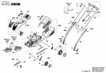 Bosch 3 600 HA6 170 Rotak 340 ER Lawnmower 230 V / GB Spare Parts Rotak340ER